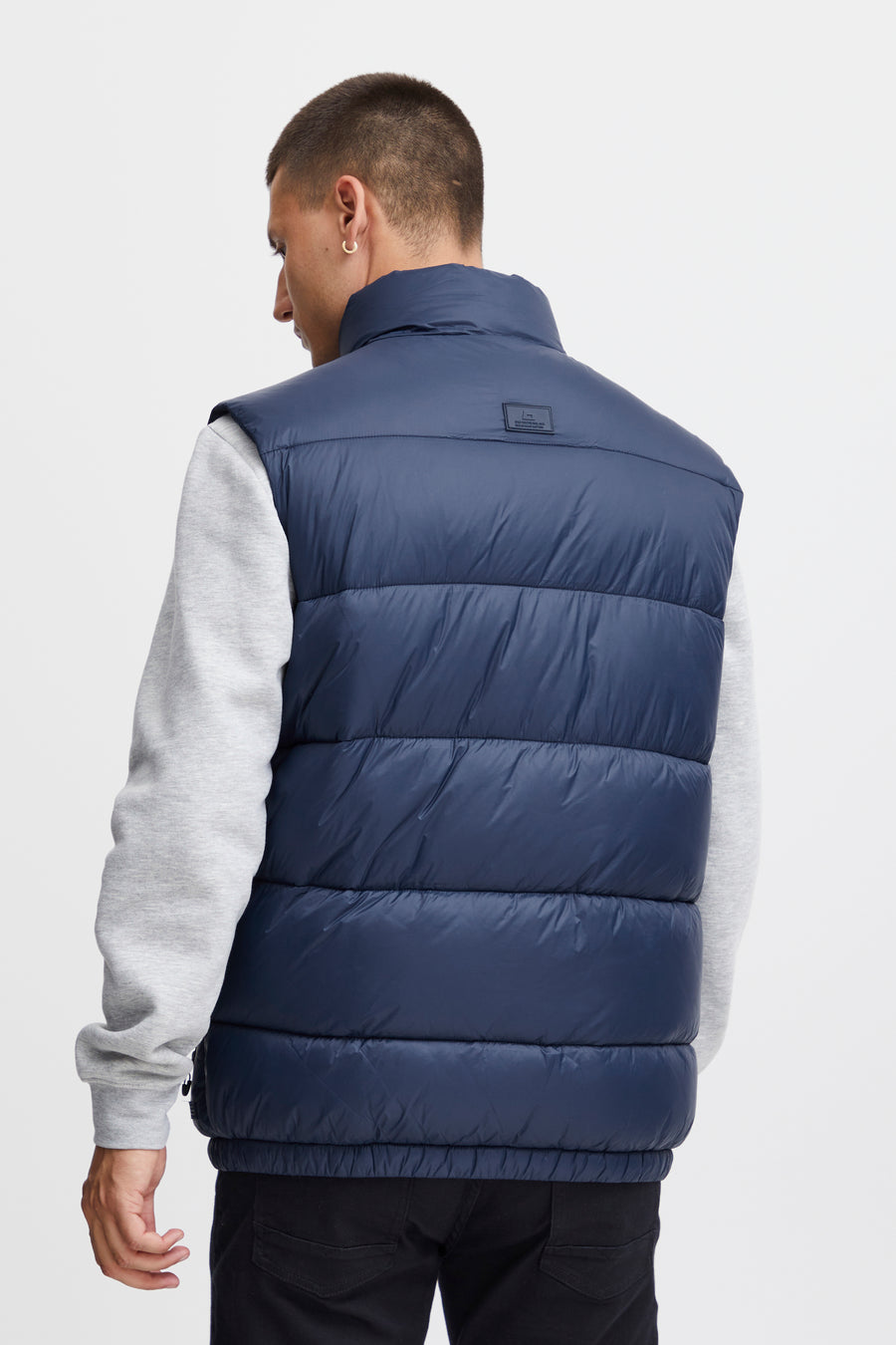 Blend Puffer Vest - Navy