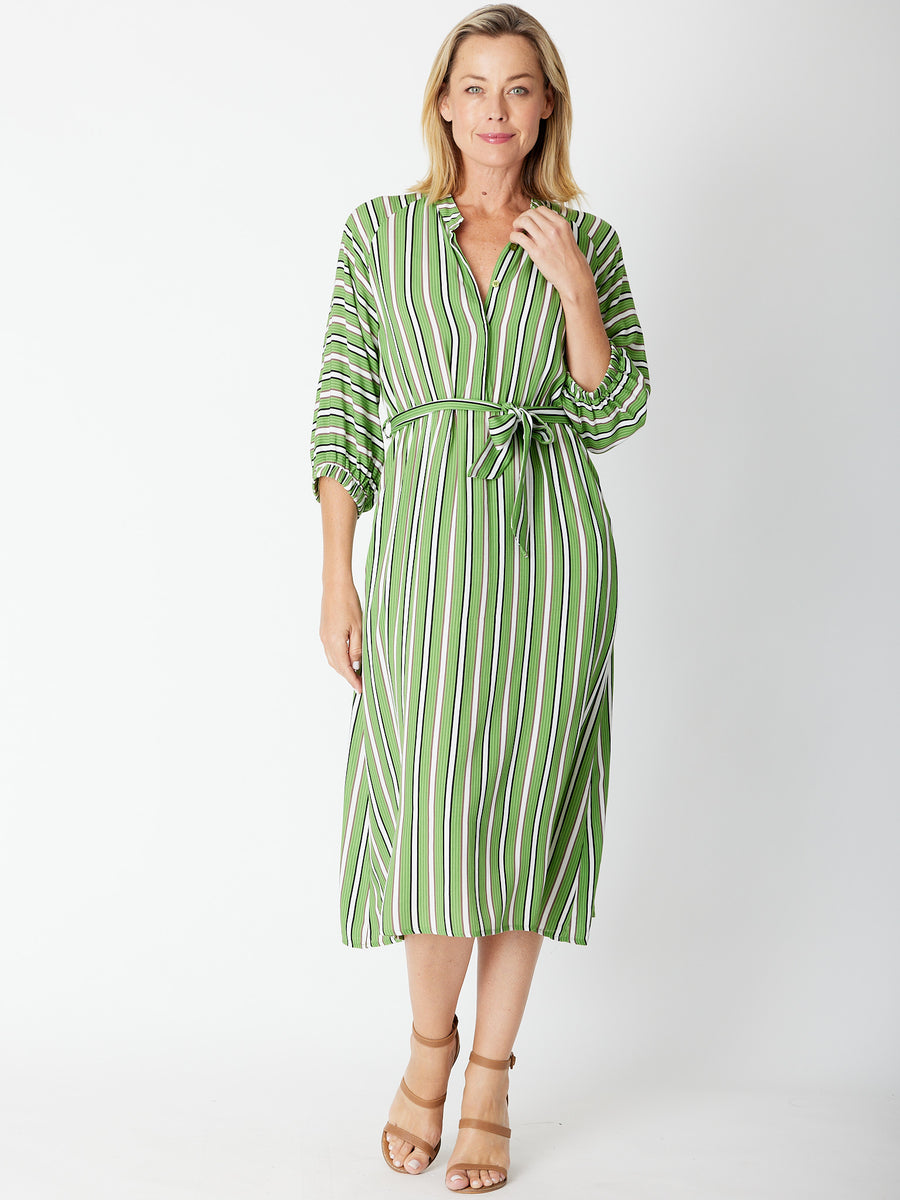 Summer Stripe Midi Dress