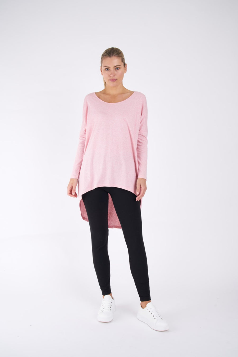 Nelly Long Sleeve Top  Carnation